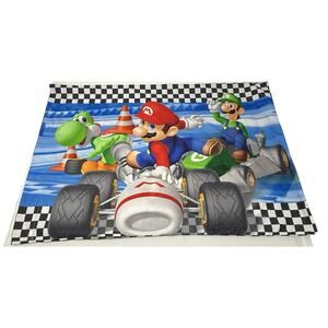 Nintendo 2021 Mariokart Standard Size Pillow Case Mario Luigi Yoshi 30 x 20 In
